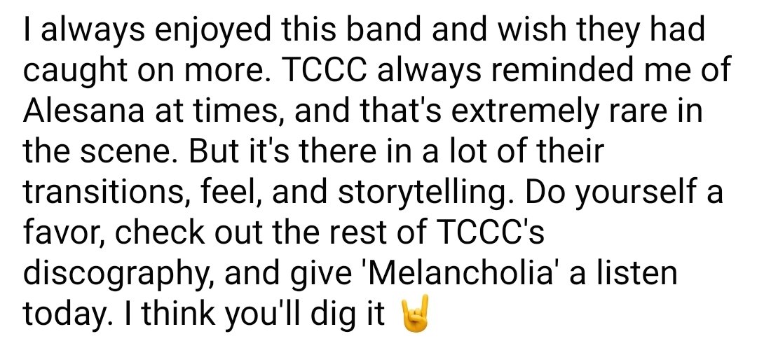 realIanScene's tweet photo. It's Day 187 of My Scene Reunion (or Breakdown from the Past) 🤘

Today, I listened to 'Melancholia' by #TheThingsTheyCarried!

Check out my thoughts below ☠️

#TTTC #Melancholia #posthardcore #alternativemetal #core #scene #scenetalk #musictalk #scenemusic #coremusic #albumtalk https://t.co/e6ehtWY80T