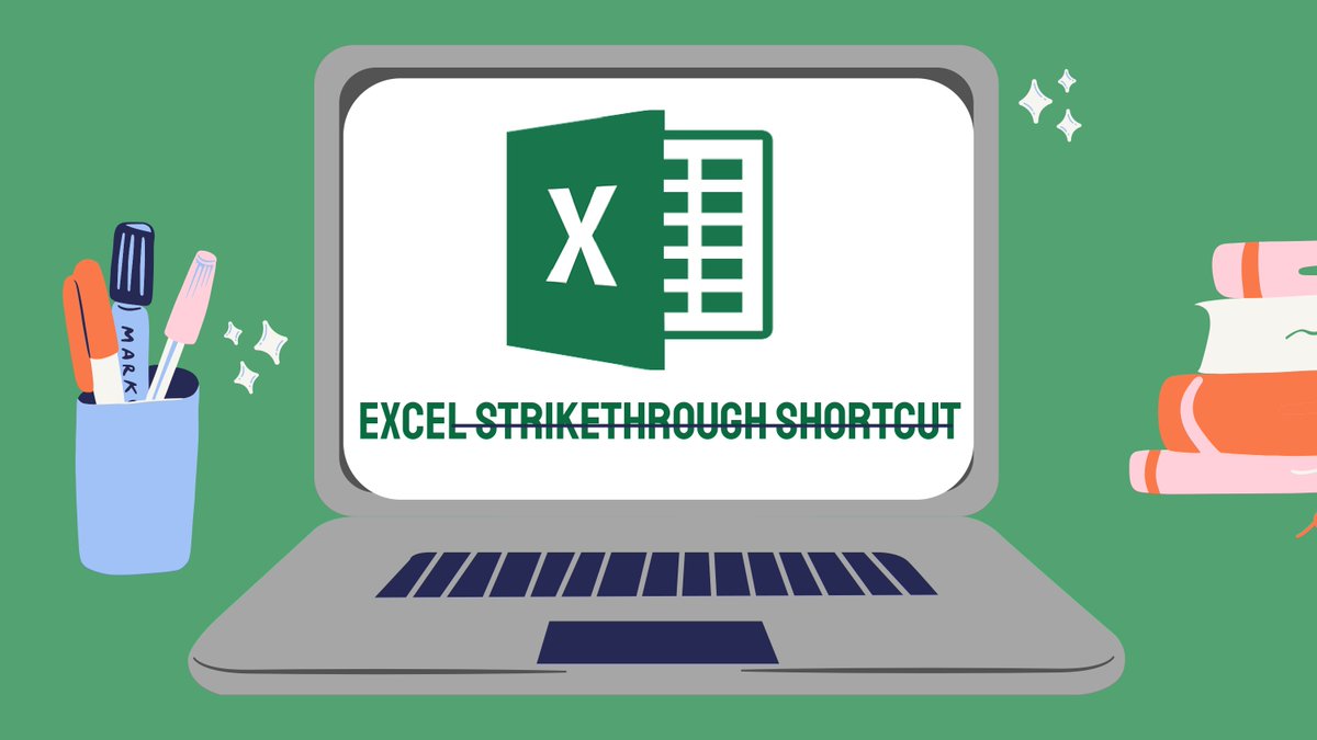 nehamail1105's tweet image. Excel Strikethrough Shortcut
bit.ly/31fHNIh
Excel's strikethrough shortcut is used to apply a strikethrough formatting to selected text.
#msexceltutorial #microsoftExcel #howtouseexcel #shortcutkeys