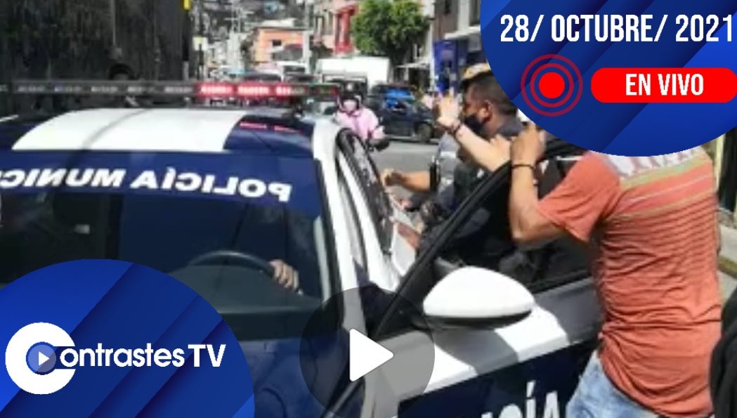 gomezcarlos79's tweet photo. 🔴 #ENVIVO #CONTRASTESTV del 28 de octubre con @itzivalencia
🚨 Cae #ElPelóndelSur, líder #narcomenudista
🤦♂️ Detiene a tres por #fuga de #reo en #Cholula
👏 Capturan a #ElMachetero de #Atlixco
😡 Querían #linchar #sacerdote por #violar a #monaguillo
https://t.co/M3EGYNkLnM https://t.co/fNYK2C2Ouz