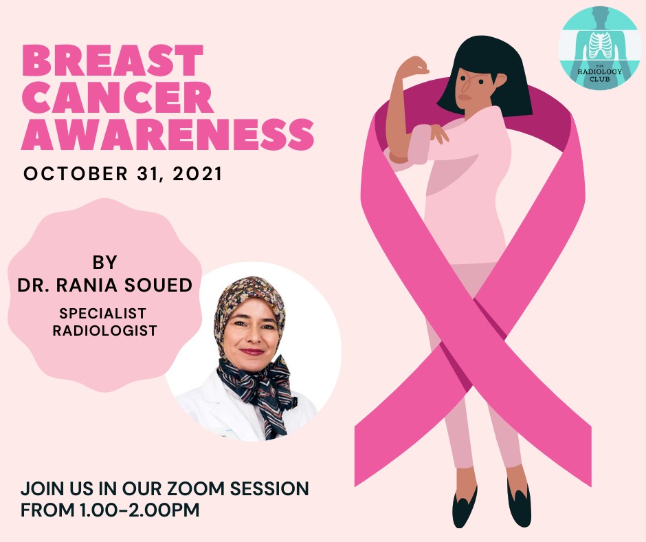 MBRURadioClub's tweet photo. As we close the month of October - the month for breast cancer awareness, we have the pleasure of hosting Dr. Rania Soued for a special session!

Stay tuned to join us on Sunday 31st October 2021, from 1-2PM via Zoom.

@MBRUniversity @MediclinicME https://t.co/he5z6JHiaK
