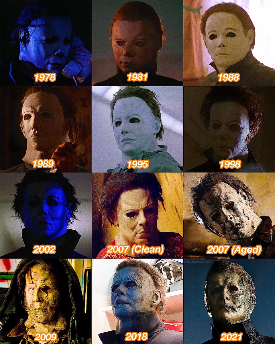 flyde Teenageår Nægte Halloween Scenes on Twitter: "The Evolution of Michael Myers! 🔪  #HalloweenKills https://t.co/fyL0pcYx0v" / Twitter