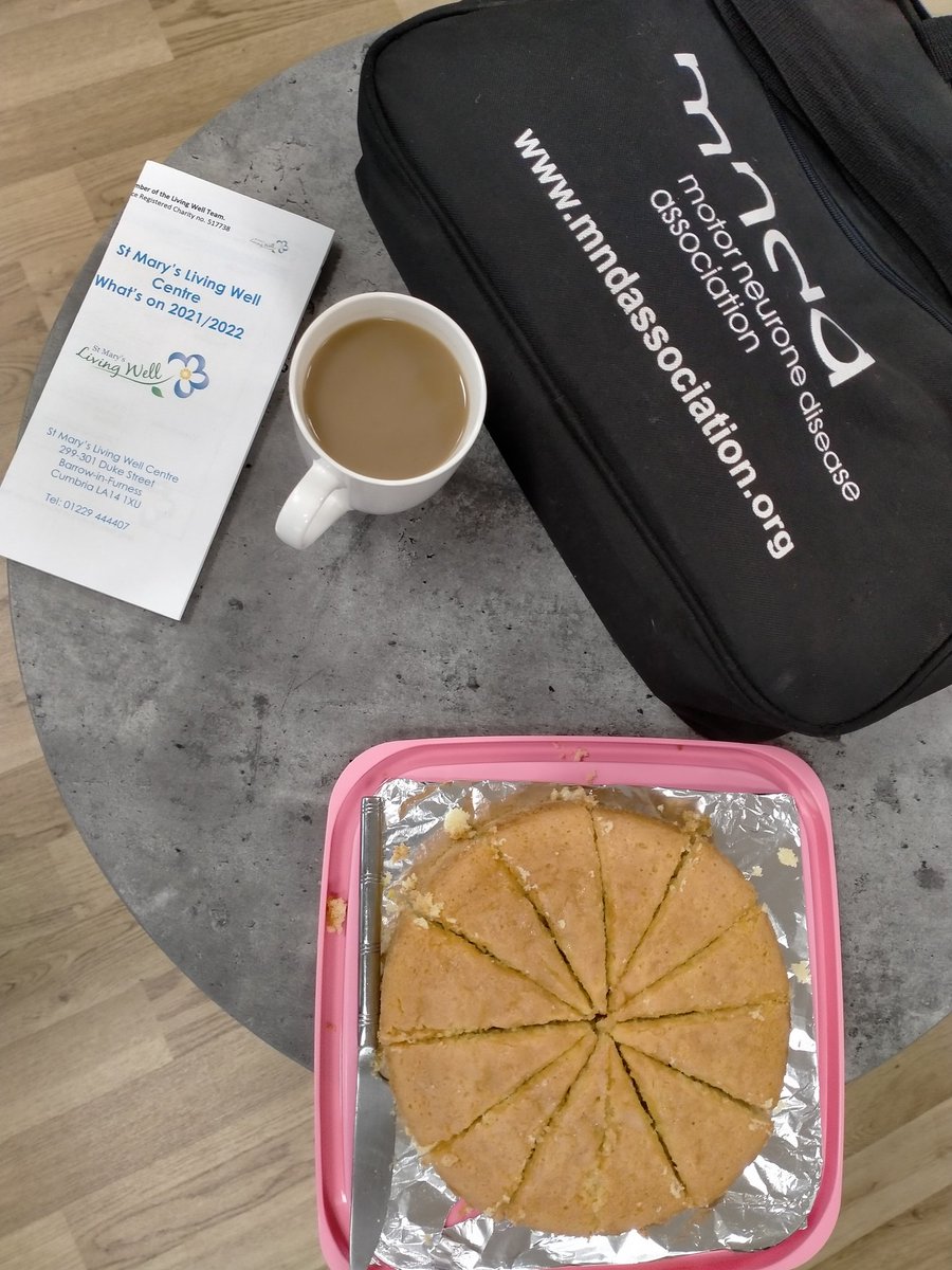 Great to have a clinic and meeting <a href="/StMarys_LWC/">St Mary's Living Well Centre Barrow</a> after 20 months and what a welcome from the <a href="/mndassoc/">MND Association</a> volunteers <a href="/PrestonMnd/">Preston MND Centre</a> <a href="/traceysgarden/">Tracey McDonald</a> <a href="/cumpstonarchive/">✨Glenys Marriott</a>