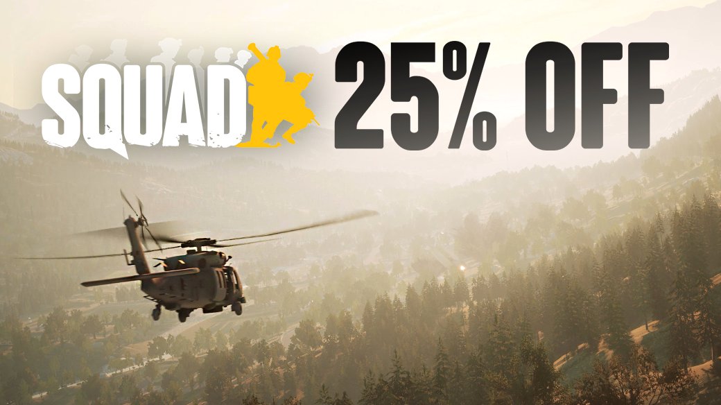 Swoop in for savings with Squad during the Steam Halloween Sale! From October 28th to November 1st, you can pick up Squad for yourself or a squadmate for 25% off! 

See you on the field! #JoinSquad
bit.ly/2ZBz8PL