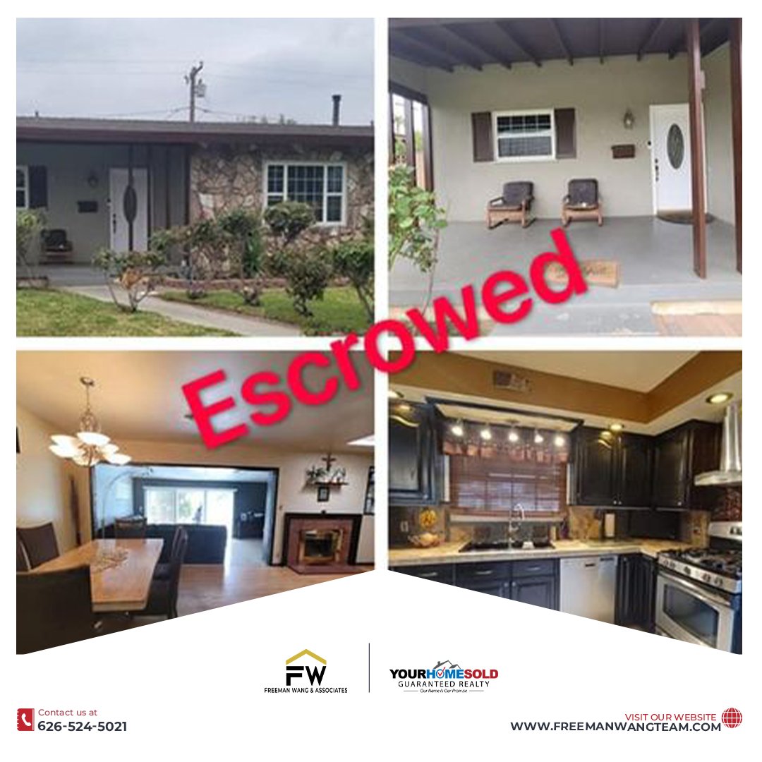 FreemanWang9's tweet photo. Team Freeman Wang, another two escrows officially opened! Congrats to my buyer, beat multiple offers for this big lot pool home in the city of West Covina! And another one was outbid multiple times, but they won the best one! Good thing takes time!
#teamfreeman #freemanwang https://t.co/uPmBV2J0mU