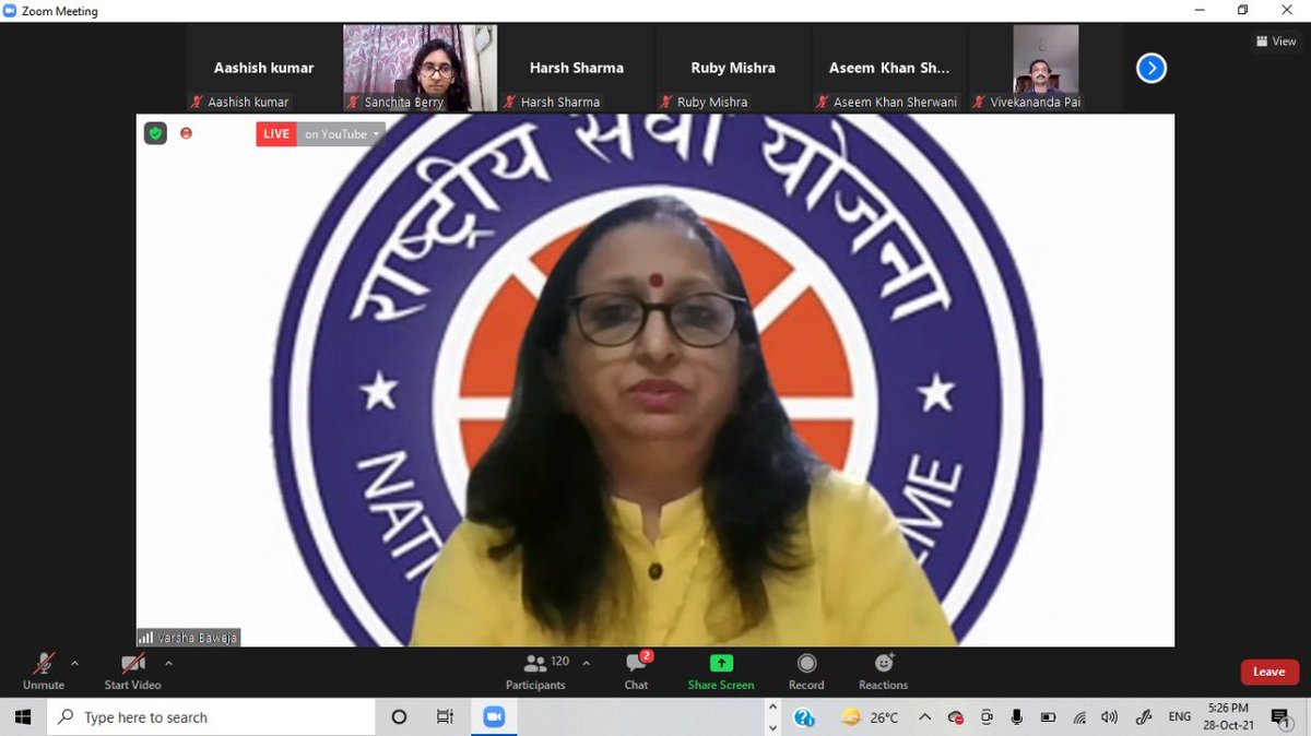 NssunitDbc's tweet image. The NSS Unit of Deshbandhu College on account of the 154th Birth Anniversary of Sister Nivedita organised the 2nd National Webinar on 28th October, 2021.
#BirthAnniversary #SisterNivedita #GreatWoman #ProudIndian #Promotions #narendramodi #yasministry #educationministry #nssindia