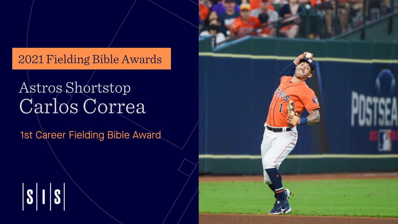 SIS_Baseball on X: 2021 Fielding Bible Award Winner Shortstop