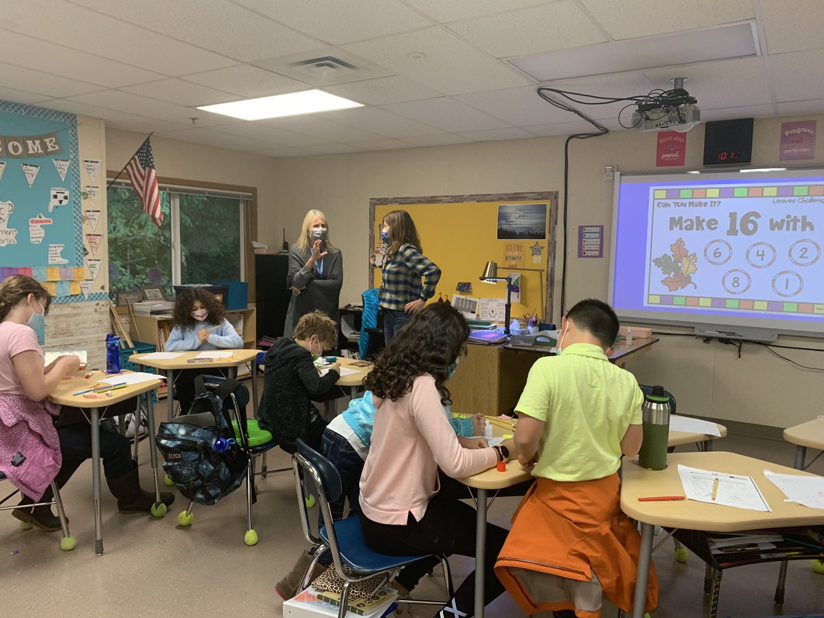 joygiovanini's tweet photo. Love the perseverance and rich math discussions in Wendy Komen’s class this week after Voyager’s Breakfast with Bahr.  @psd401 @GhVoyager https://t.co/mFVgM7vt9Z