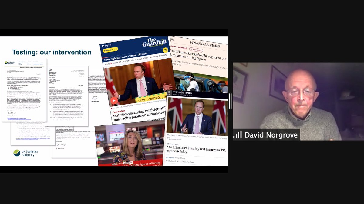 uclspp's tweet image. He refers to his intervention on the then Health Secretary Matt Hancocks&apos; claim of achieving 100,000 tests a day when in reality, they only achieved this goal by double counting... #PolicyandPractice