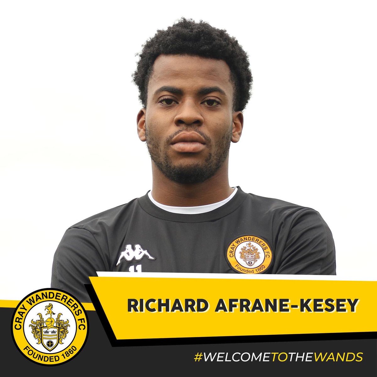OfficialWands's tweet photo. RICHARD AFRANE-KESEY signs for The Wands. Speed demon with a lot of energy https://t.co/bH9ce1lrFf