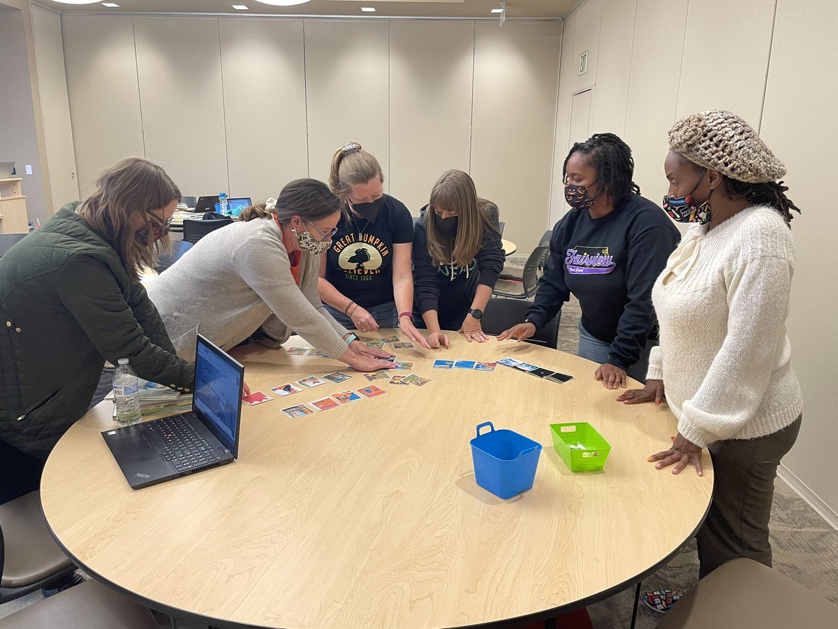 NancyCravey's tweet image. Spending the day in training with @strange_natalie and some of our SLMCs. Love the collaborative conversations that are happening about maximizing how #GCSLibrariesEngage in our schools!