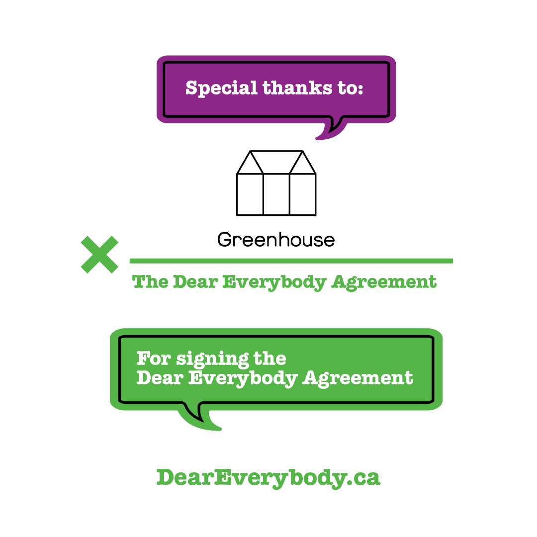 Huge thank you to <a href="/GHJuiceCo/">Greenhouse Juice Co.</a> for signing the #DearEverybody agreement! We're so thrilled that you are dedicated to including #disability in the picture.💚 

You can join us, too! Visit DearEverybody.ca to get started. #EndAbleism