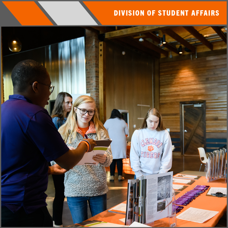 ClemsonSA's tweet photo. Tiny Prowl: Spooky Nite! is TONIGHT! Head to the Barnes Center from 7-9 p.m. to find your next club or organization at Clemson! #ExperienceInvolvement