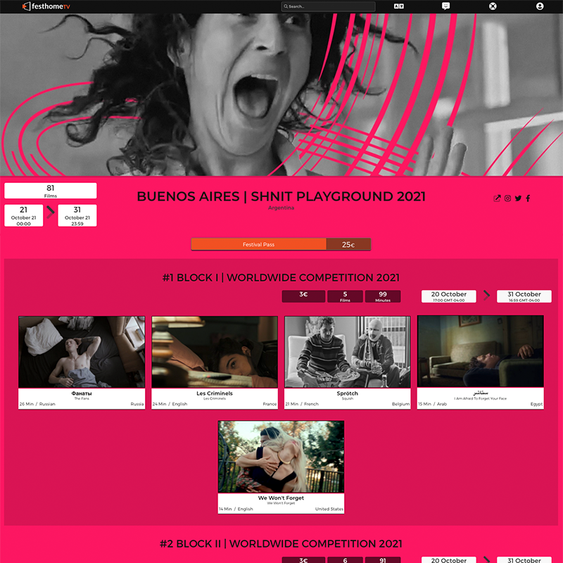 <a href="/shnit/">shnit Worldwide Shortfilmfestival</a>_worldwide 🧡 #FesthomeTV

21 – 31. 10. 2021

<a href="/shnit_CAIRO/">shnit بالعربي</a> <a href="/shnit_BSAS/">shnit Buenos Aires 🇦🇷</a> <a href="/shnit_CAPETOWN/">shnit Cape Town 🇿🇦</a> <a href="/shnit_HONGKONG/">shnit Hong Kong 🇭🇰</a> @shnit

👀 tv.festhome.com/festivaltv/bue…