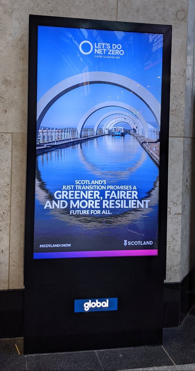 Sheenab37's tweet photo. Excited to see the COP 26 and Net Zero campaign out and about across the Central belt #LetsDoNetZero #COP26 https://t.co/O3y3HCtMoc