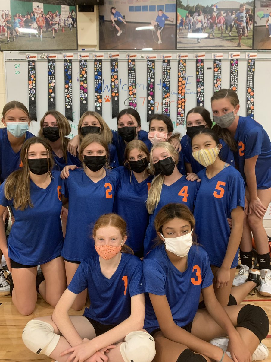 Your 2021 Lady Tigers (undefeated 12-0) volleyball team  great job ladies! Memorable season #lotsofwins #lotsofstickersontgoseribbons