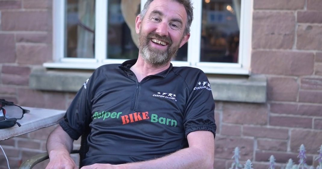 BarnBelper's tweet photo. This awesome dude Dave Hawkes of Merida UK raised over £8,000 for Macmillan Cancer Support in memory of his late father. His C2C2C ride from South to North to South Wales was an epic achievement. We are proud to have supported him!  https://t.co/h5Yu7RjcXj https://t.co/yjFOo0eCiu