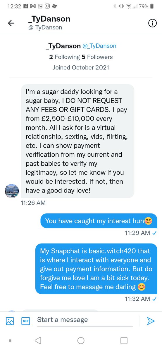 glittertits225's tweet photo. Another #scammer everyone do not trust this man #SCAM #SUS21 😠😠 https://t.co/Nubfy7cfdA