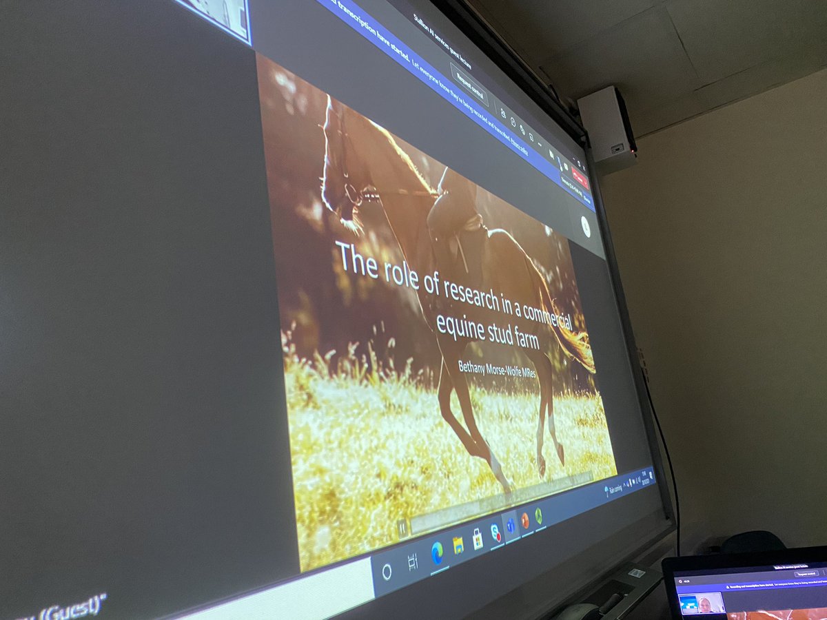 ljcequine's tweet photo. Great day @Hartpury for my Investigating Equestrian Research module for MSc, MRes & MSci Equine students with great presentations from Prof Pat Harris, Dr Jo Hockenhull, @tamzinfurtado & Bethany from @StallionAI π #stemequine #equineresearch #equinepostgradstudy https://t.co/chRax1MZa6