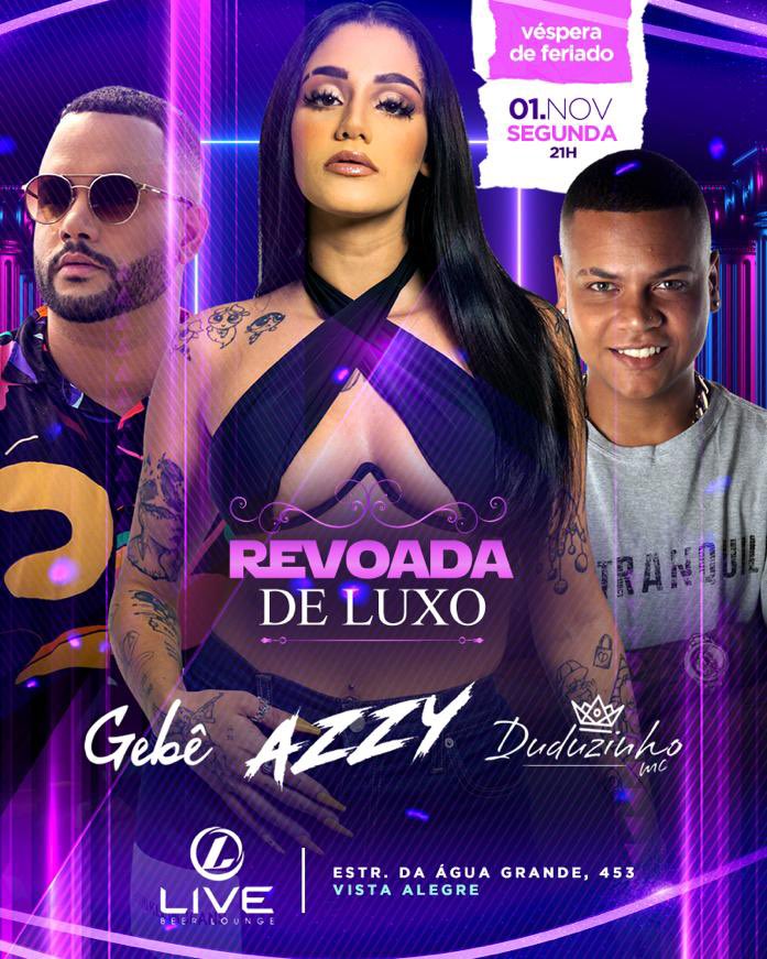 Revoadadeluxo's tweet photo. Últimos camarotes disponíveis!!! 
Garanta já o seu 🚀 #RevoadaDeLuxo 

Com @Azzyoficixl @cantorgebe @Duduzinhomc https://t.co/qfWVx2nWmN