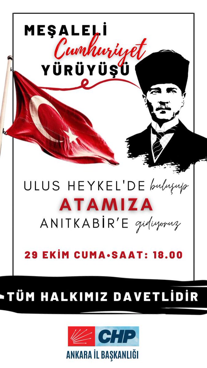 #CumhuriyetYürüyüşü bir aradayız...