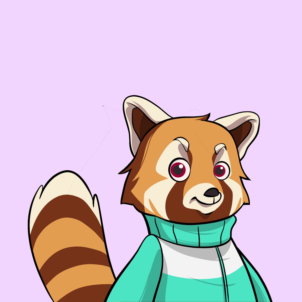 RedPandaCrew's tweet photo. New Crew Members at 5pm EST! First of its kind rainbow panda, looks rare👀 Reminder to all owners, join our discord (link in bio)! https://t.co/cQLprFVABk