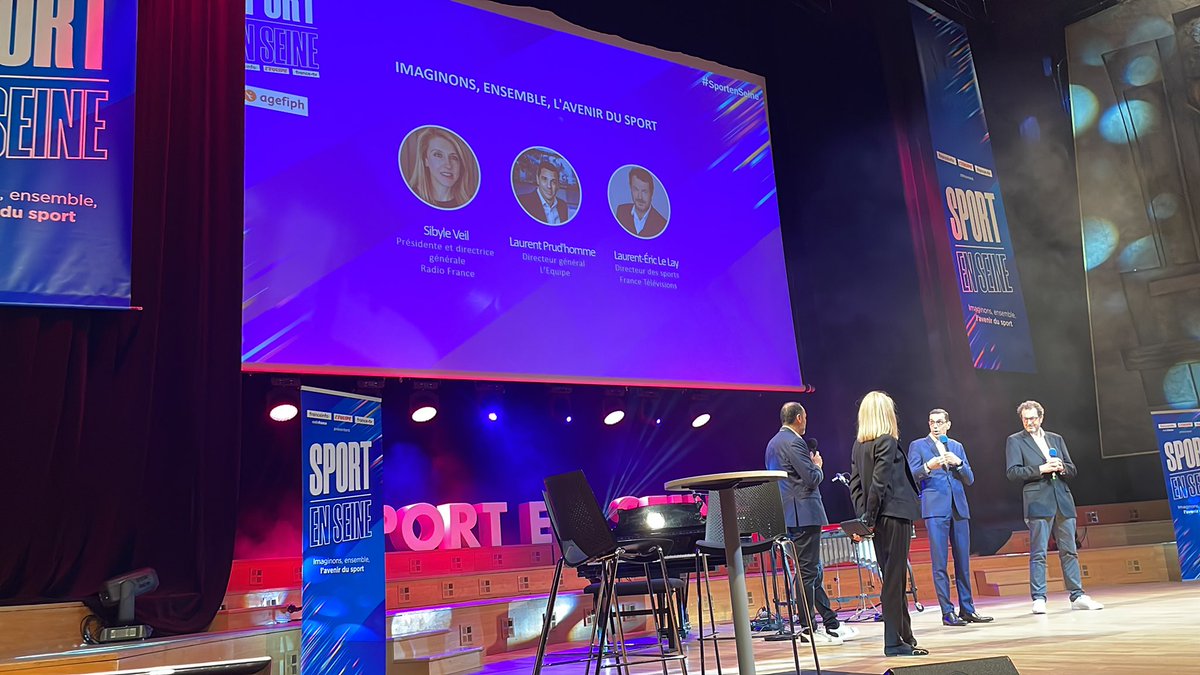 <a href="/Agefiph_/">Agefiph</a> partenaire de l’événement #Sport en Seine intitulé Imaginons, ensemble, l’avenir du sport @poleemploi_IDF <a href="/Prefet75_IDF/">Préfecture de la région d’Île-de-France</a> <a href="/CheopsIDF/">CHEOPS Ile de france</a>  <a href="/lequipe/">L'Équipe</a> <a href="/iledefrance/">Région Île-de-France</a>