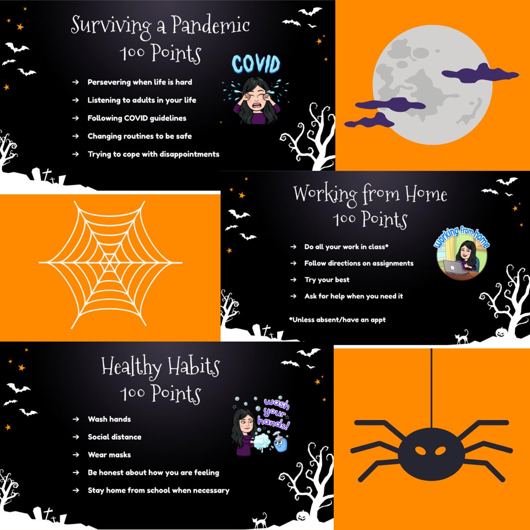 MissBoccella's tweet photo. Everyone had so much fun at today's whole program virtual award ceremony. Lots of fun activities like a spooky rollercoaster🎢, drawing activities🖍, a dance party🧟‍♂️, and funny awards! Great job @ksmitty853 for hosting and creating a great @nearpod.💻👻🎃 #awardceremony https://t.co/cW4zn3YmV8
