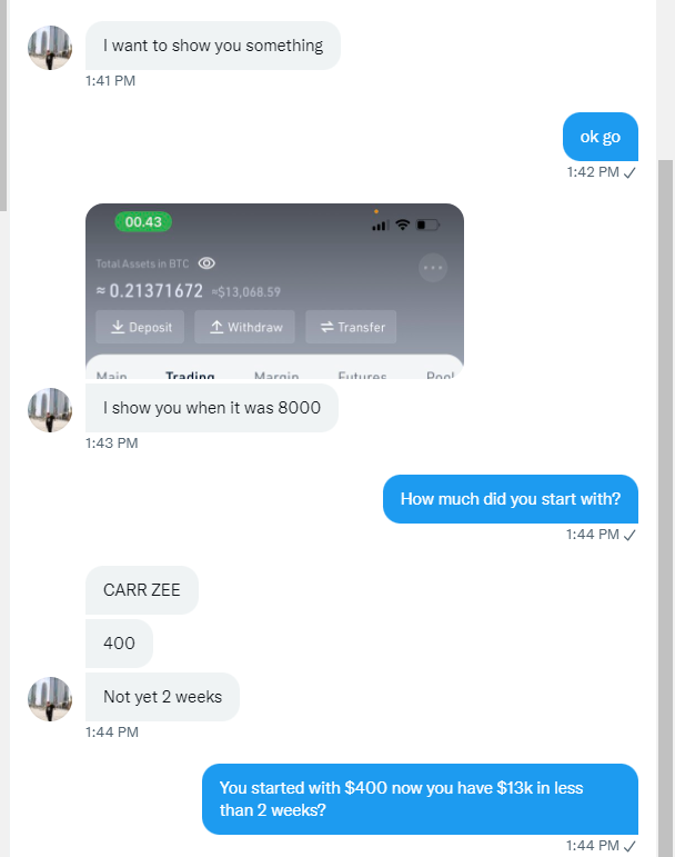 CryptoBTC_Chris's tweet photo. Win $200 $USDT (to a random retweet.)

It's probably nothing.. 3200% profits in less than 2 weeks.  Probably most people are on this pace.

The trading group pays for itself FAST,
Join Today:
https://t.co/qgUSYrpMD5 https://t.co/Hci1gItAWT