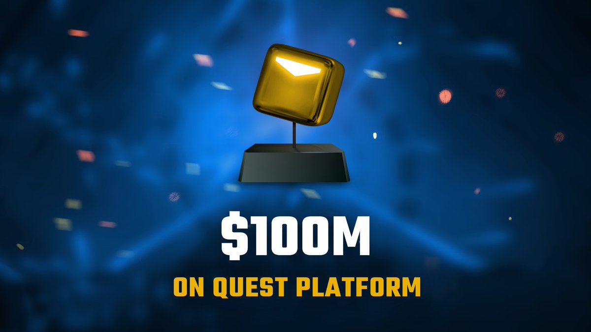 BeatSaber's tweet photo. Beat Saber hit $100M in gross lifetime revenue on Quest platform! Whoa, we're completely mind blown. 🤯 Thank you for slashing with us, players! ❤️💙#Connect2021 https://t.co/cKbM0XNaRi