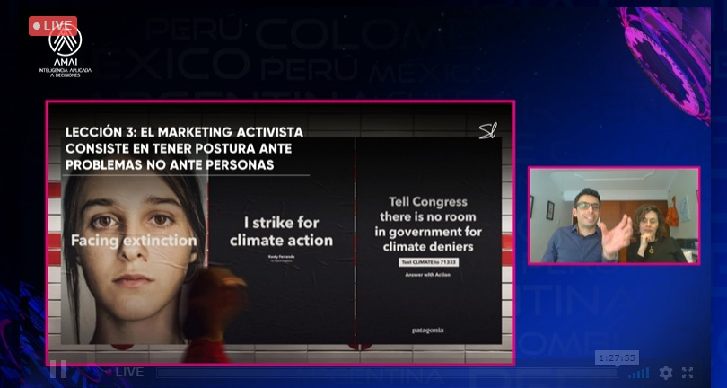 cristinaq's tweet photo. ¿Existen marcas políticas? Las marcas pueden (tienen) que tomar postura ante los problemas, no ante personas. David Zuleta #Insights en @AmaiMexico. Las personas exigen toma de postura. Interesante campañas #HablenPues #Brandalismo es un boicot a marcas silentes @consumer_truth https://t.co/QjTutRR31g