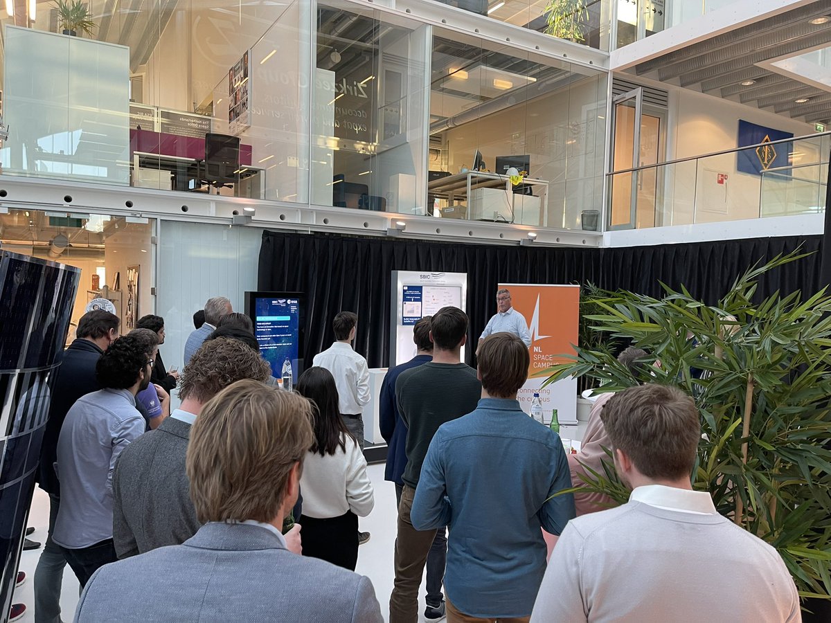 AStommels's tweet photo. It’s great to be back at the networking event of NL Space Campus https://t.co/13kCsGcHJY