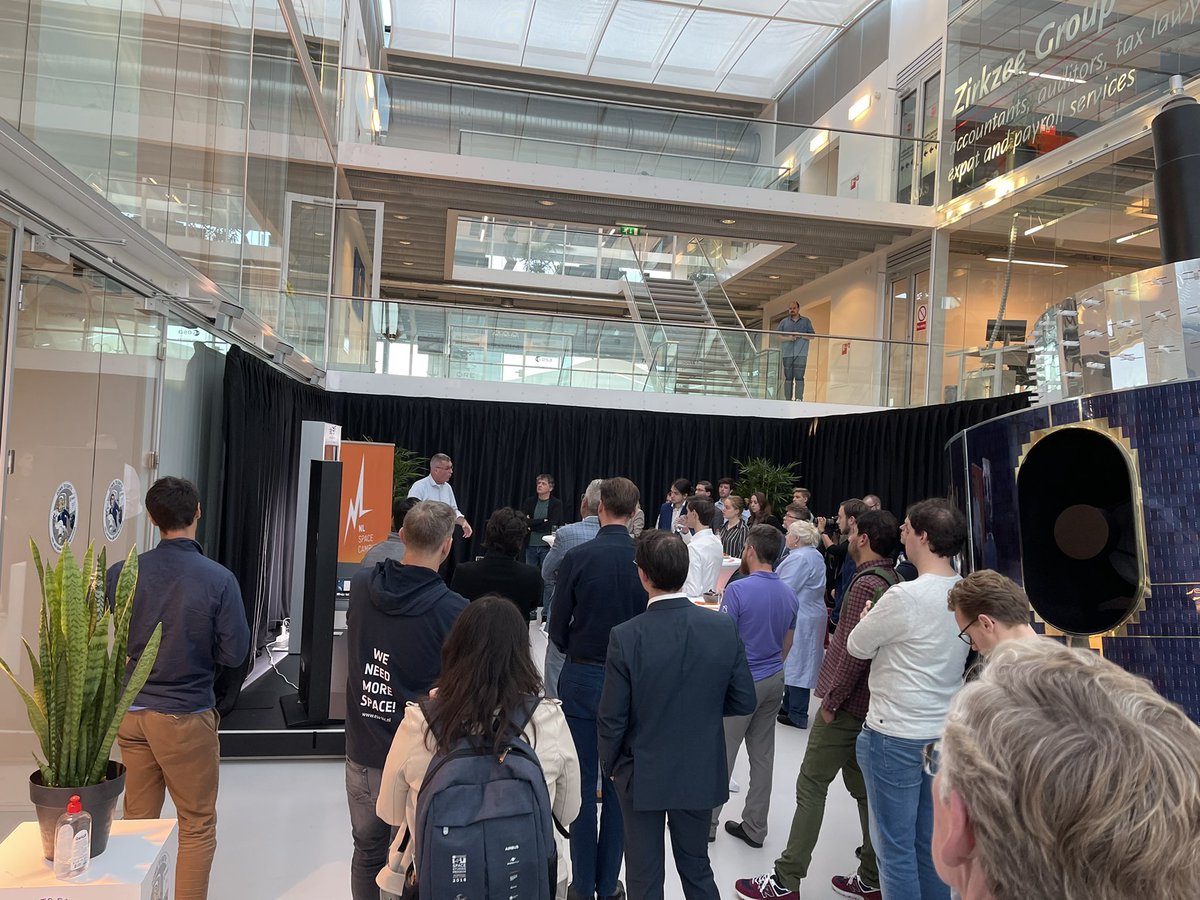 AStommels's tweet photo. It’s great to be back at the networking event of NL Space Campus https://t.co/13kCsGcHJY