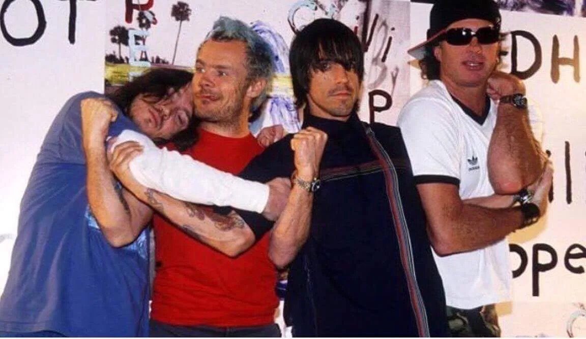 With RHCP, 2002