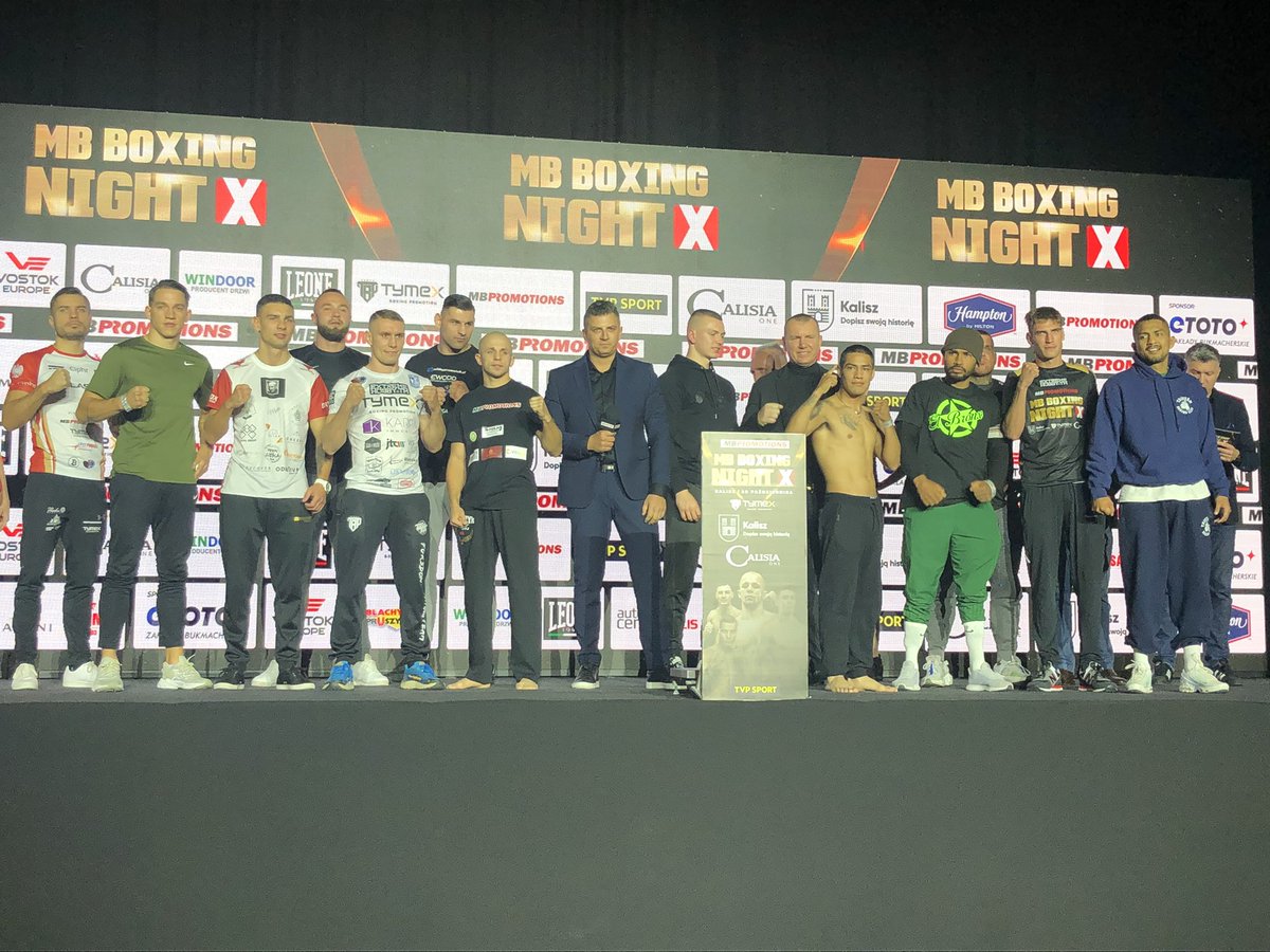 Zapraszam do trzymania kciuków, a kto ma możliwość do kibicowania na żywo 💪 <a href="/promotions_mb/">MB PROMOTIONS</a> @mazurboxing <a href="/BorekMati/">Mateusz Borek</a> <a href="/sport_tvppl/">TVP SPORT</a>