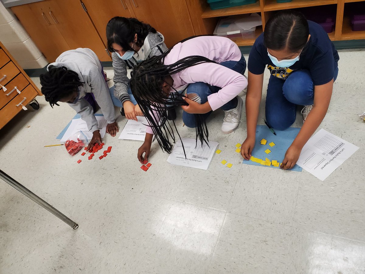 Building perfect squares in 6th grade! <a href="/FCPSLaneES/">Lane Elementary</a>