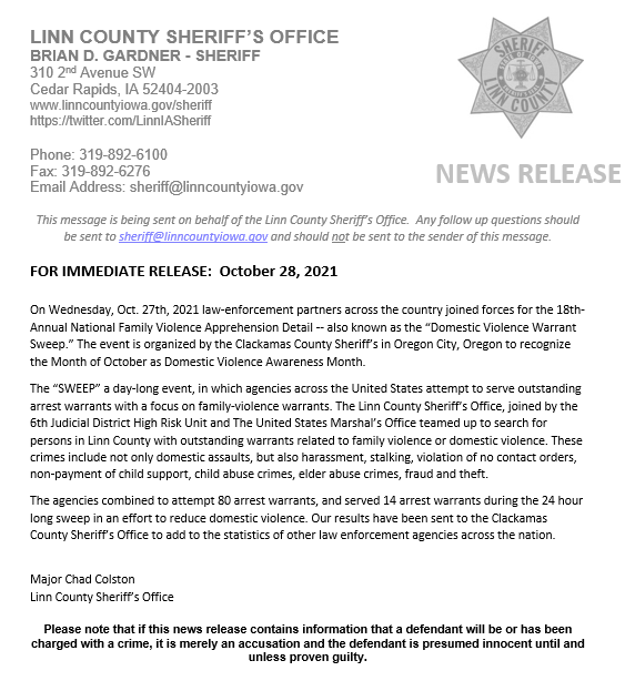 LinnCountySheriff tweet media