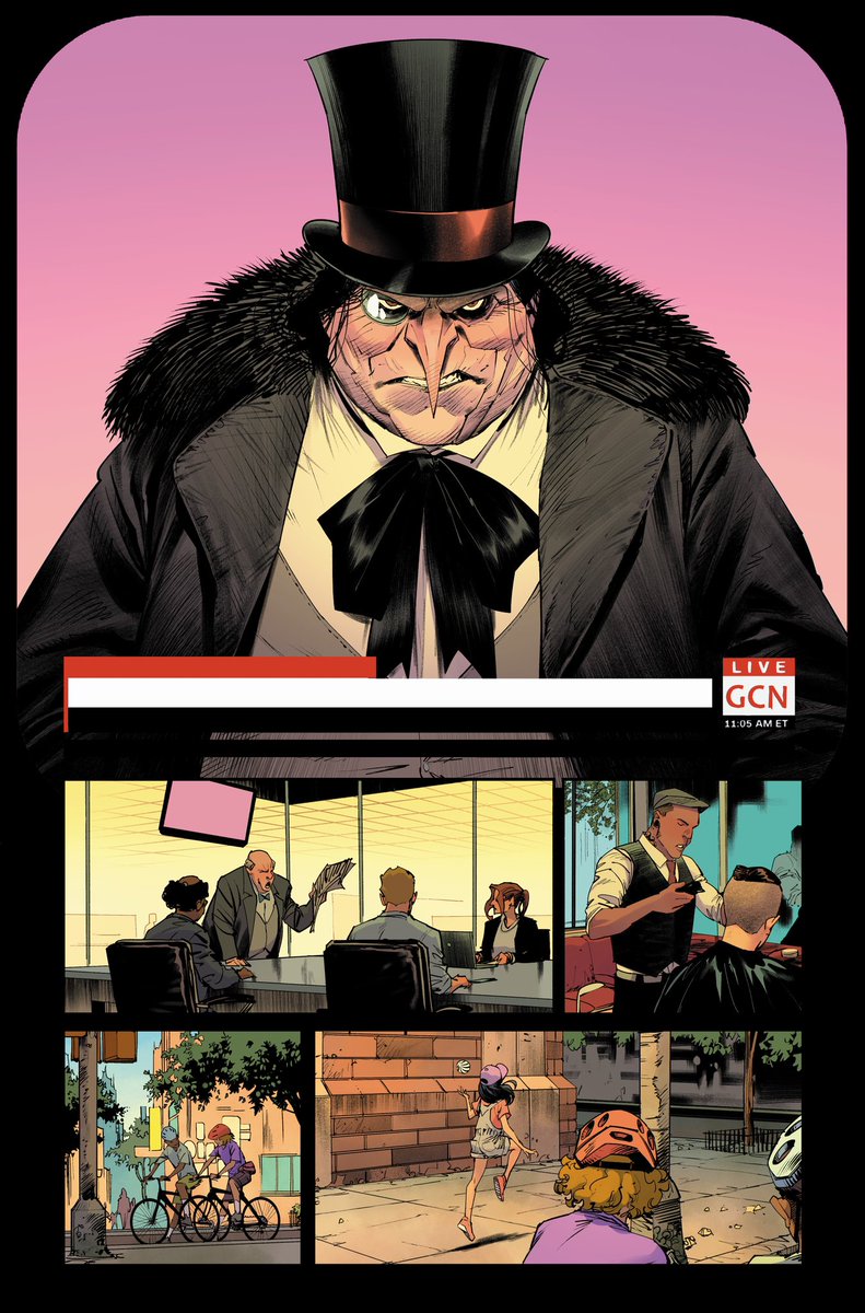 Sneak peek at the Penguin story by Danny DeVito and myself  @DCComics @thedcnation @DCBatman 
