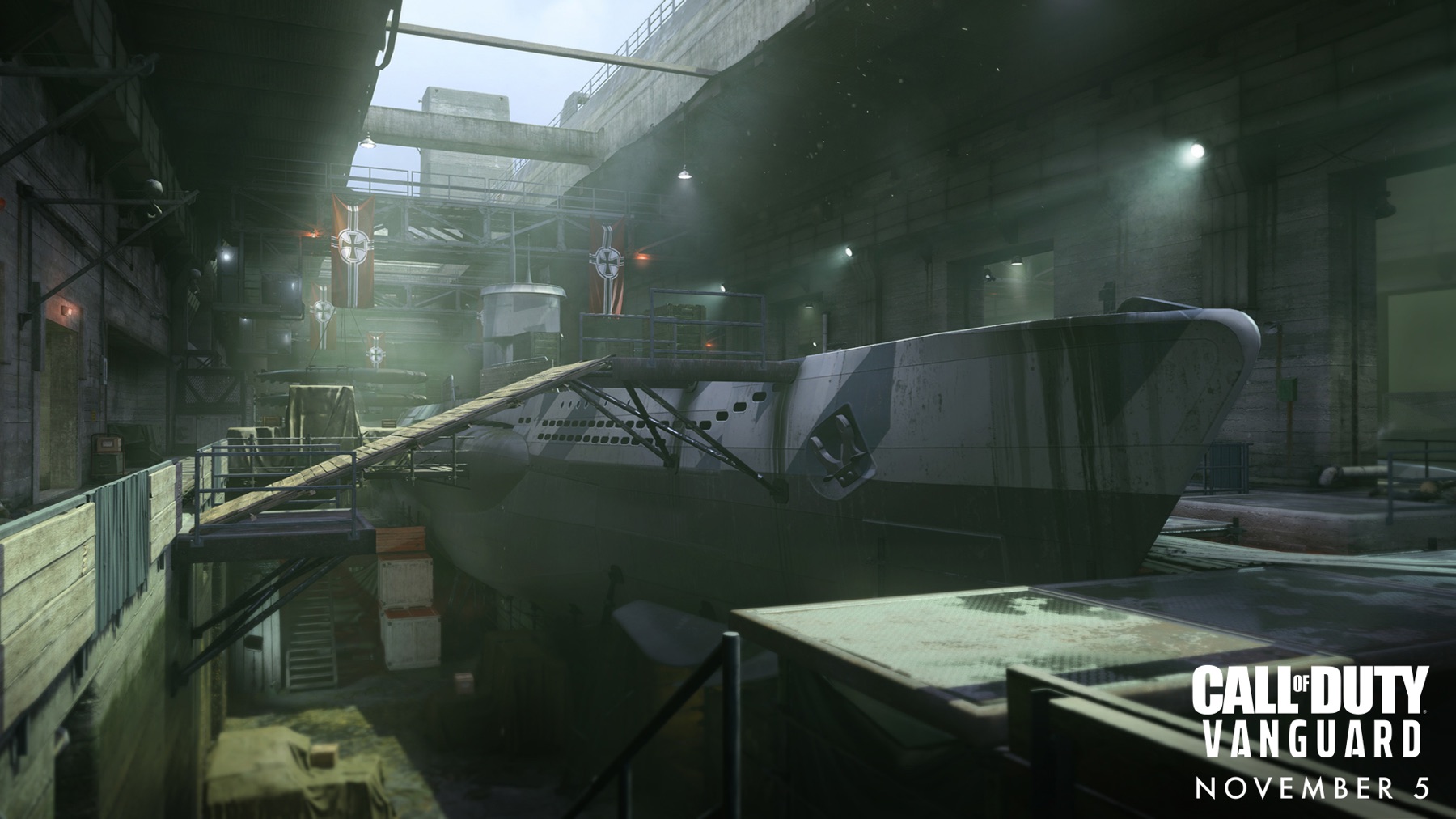 Sub Pens map in Call of Duty: Vanguard