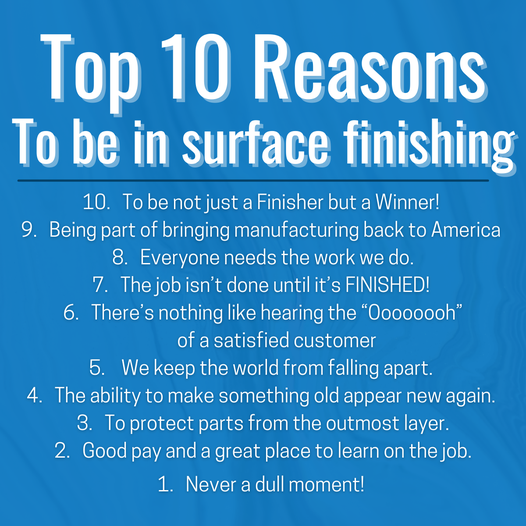 MFASC_MFANC's tweet image. We agree with Products Finishing. Surface Finishing and Metal Finishing are great industries to be a part of!

Via - #MoldMakingTechnology 
 
#NASF #MFACA #SurfaceFinishing #MetalFinishing #SurFin