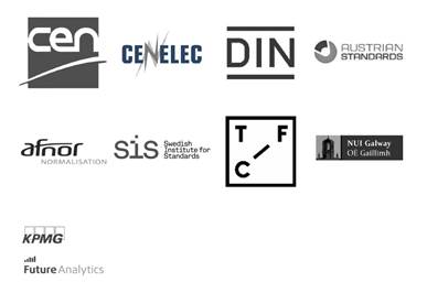 Members of the Stair4Security project (ended June 2021) who worked on the development of an expert platform and elearning tool for the coordination of of research related standardisation activities in the disaster risk management operational security sector include: