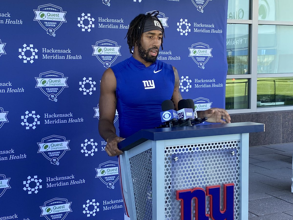 PLeonardNYDN's tweet photo. Logan Ryan on high number of lower body/ soft tissue injuries, such Jabrill Peppers: “We really gotta talk about these turf fields, man,” says it’s hurting players’ earning potential, players don’t like playing on it. 

Couldn’t agree more #Giants https://t.co/deG5D4ikO6