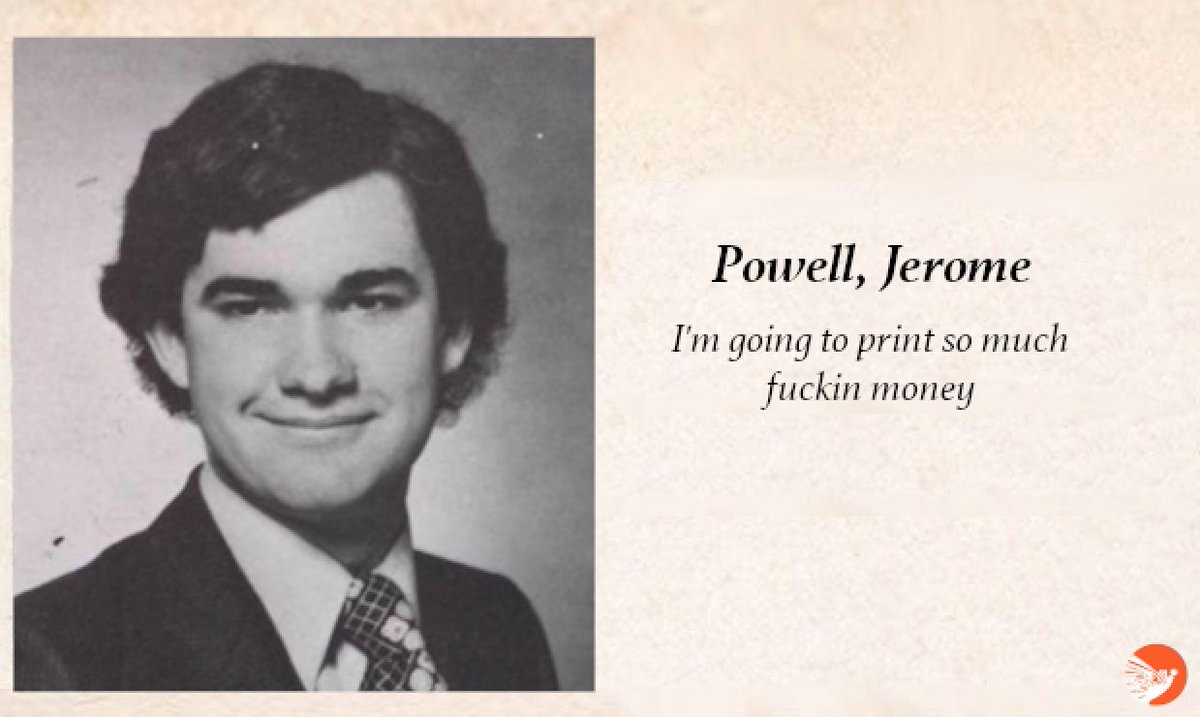 Unhedged on X: "Jerome Powell yearbook photo, Georgetown Preparatory School,  1972. https://t.co/vWqAt210EG" / X