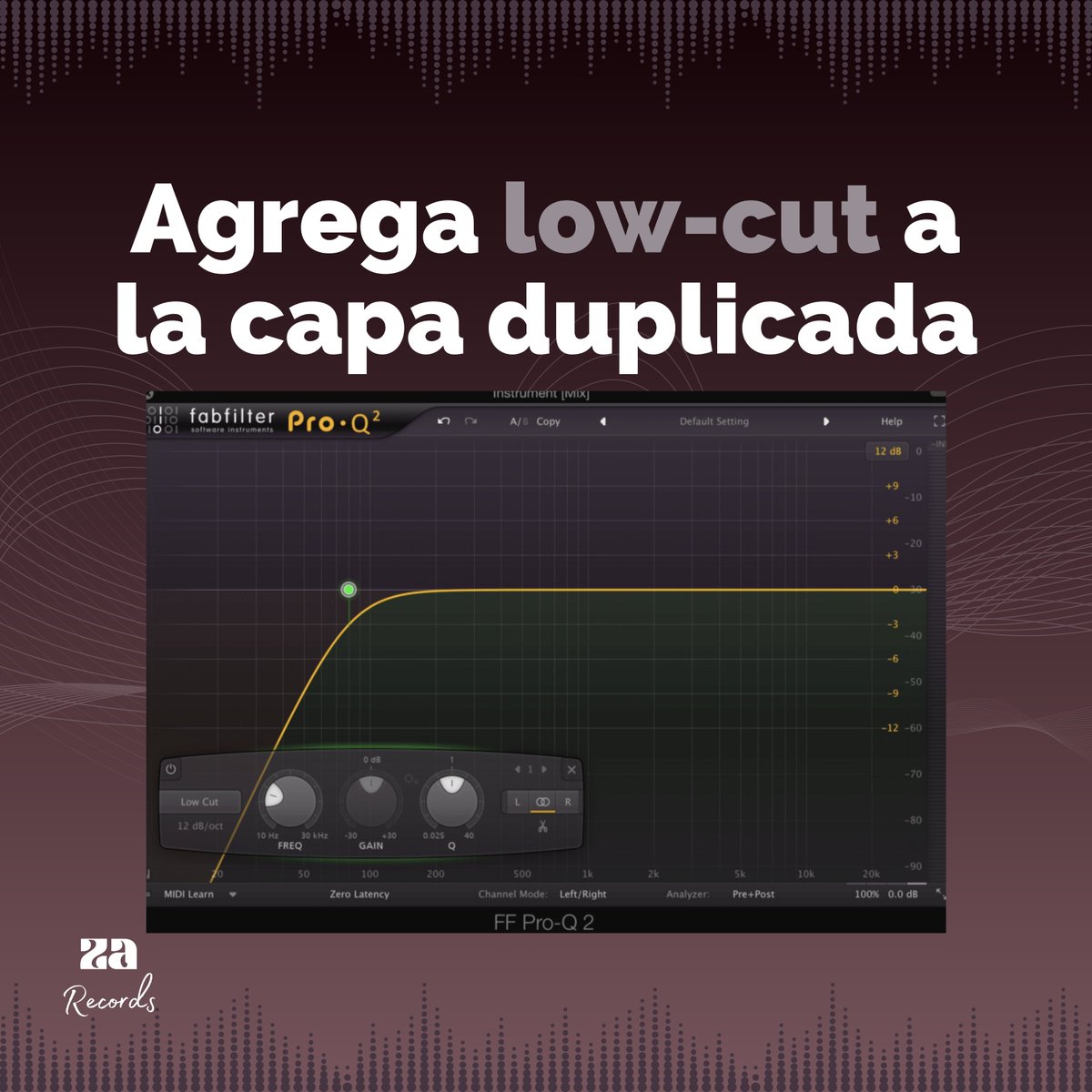 za_records's tweet photo. ¡Cómo conseguir un bajo gordo!
Si quieres mejorar el sonido de tu bajo y que suene más gordo y lleno, estos consejos te van a servir muchísimo
#musicproducer #musicproductiontips #mixingtips #productiontips #mixing #musicmaker #beatmakers #wavesplugins #audiomixing #mezclas https://t.co/WBCJioKEcI