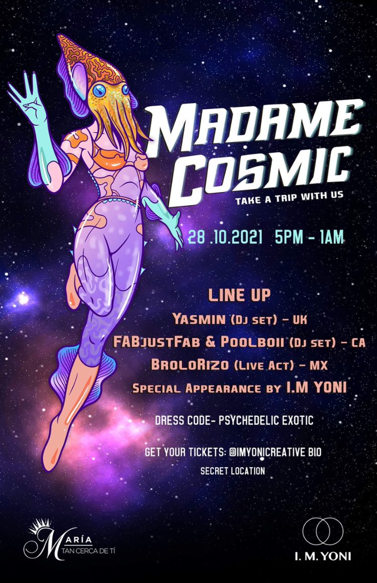Hoy ! #CDMX #madamecosmic #secretlocation