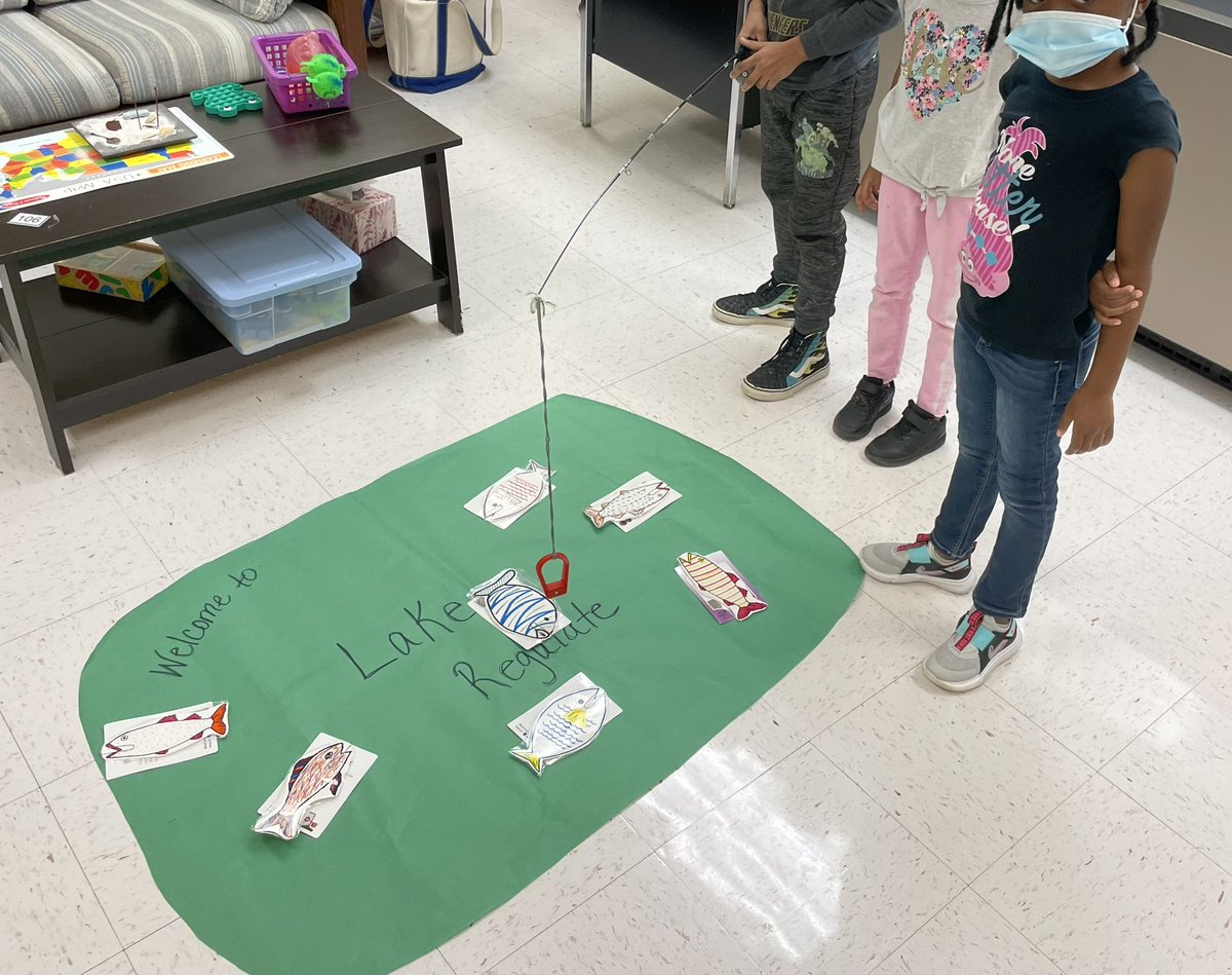 Crenshaw Counselors fishing for ways to regulate our emotions on Lake Regulate <a href="/BrianCamposCCPS/">Brian Campos</a> <a href="/DrLaurenWynne/">Lauren Wynne</a>