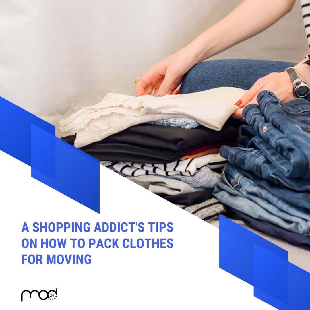 Mod24C's tweet photo. If you're a shopping addict and have no idea how to pack clothes for moving, we've prepared a blog to help you out. 😉

https://t.co/OL48LRKcgP 

#mod24 #betterwayofmoving #movingeasy #movingtips #relocation #saas https://t.co/PbMvEs2jao