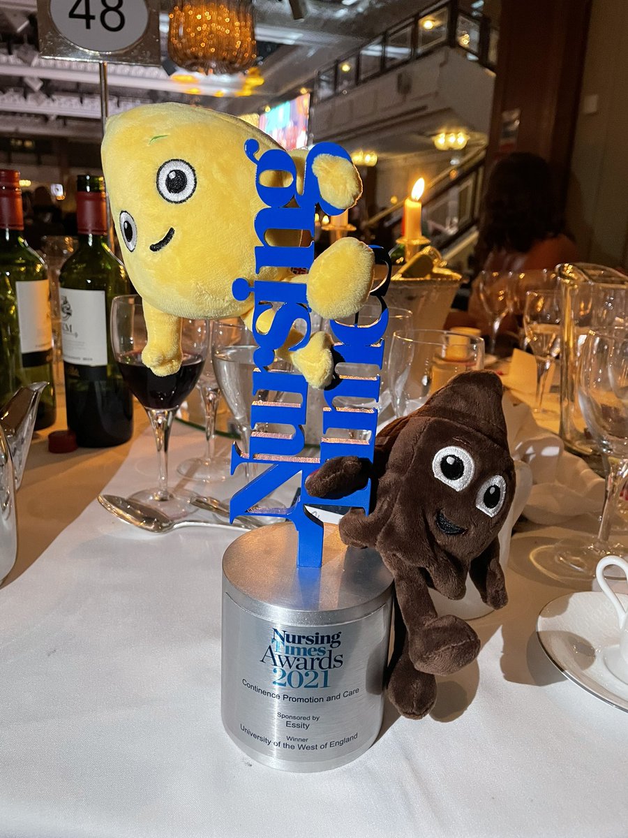 Blown away with winning the continence promotion award at @NursingTimes #NTAwards A truly collaborative project developing the CONfidence app - a resource for all with bladder/bowel leakage. Contact @babconHIT & let’s get the app to all who can benefit:bit.ly/3vJ71Z6