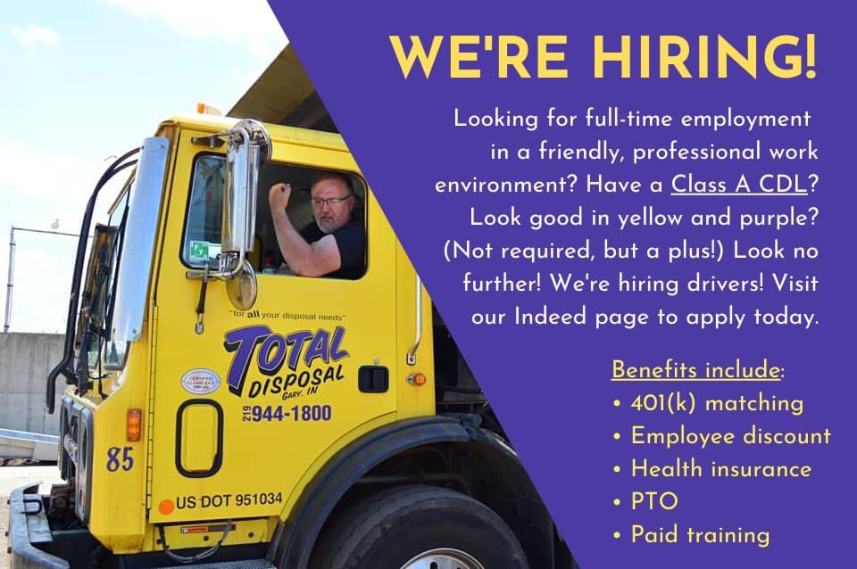 We're hiring drivers! Class A CDL required. Follow this link to our Indeed page to apply! indeed.com/cmp/Total-Disp…