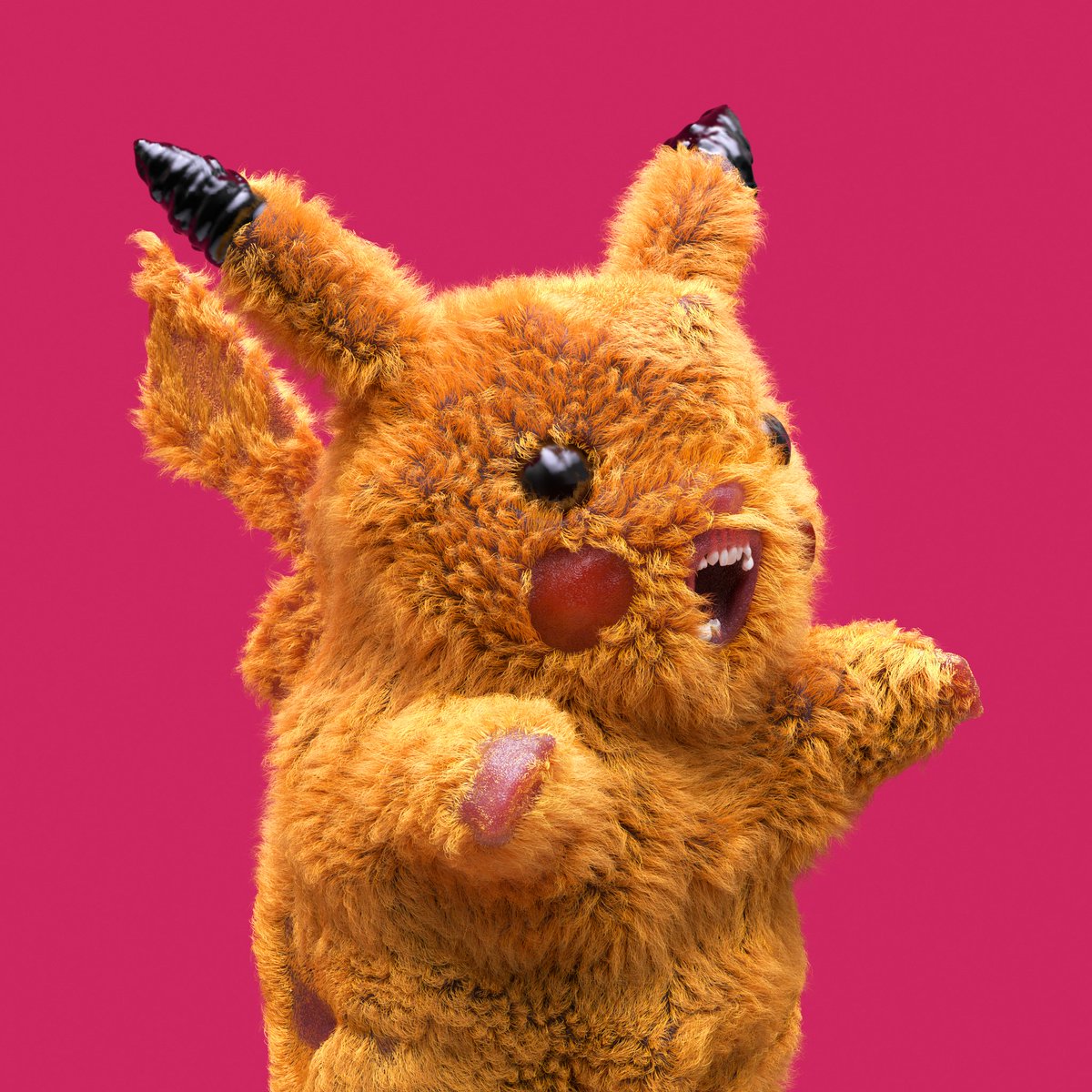 ickycryptos's tweet photo. I choose you, Creepachu! ⚡️

In honor of #HENHalloween I am having a temporary sale on my latest drop. 🚨

Now only 1 XTZ each! 
https://t.co/MnE7dJQT4J

#HEN #NFT #CleanNFT #hicetnunc #Tezos #tezosart #Pokemon https://t.co/tuyR63ZheA