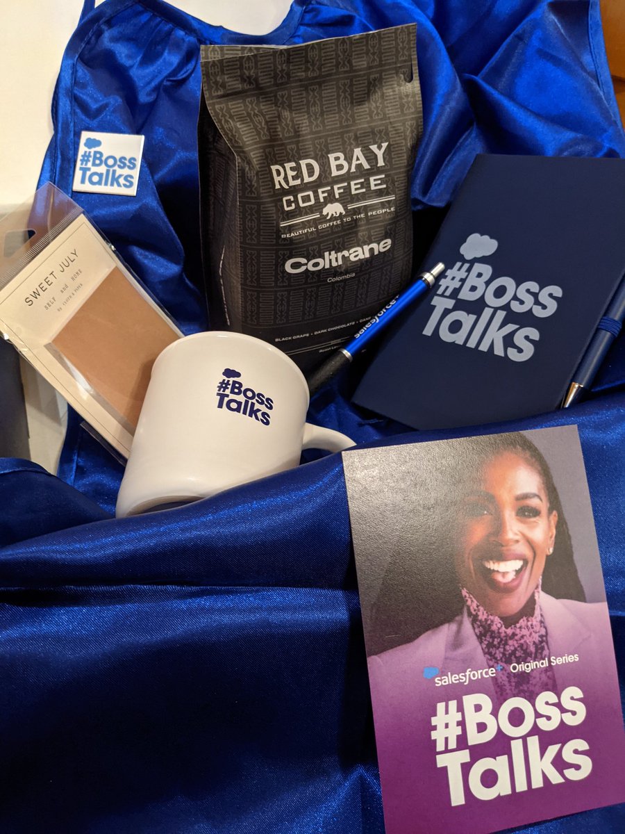 LizCotter2's tweet image. Thanks @gofooji and @salesforce I&apos;m looking forward to #BossTalks season 2 and enjoying these #BlackOwnedBusiness goodies